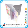 Custom full color handmade 2015 A4 size christmas greeting card